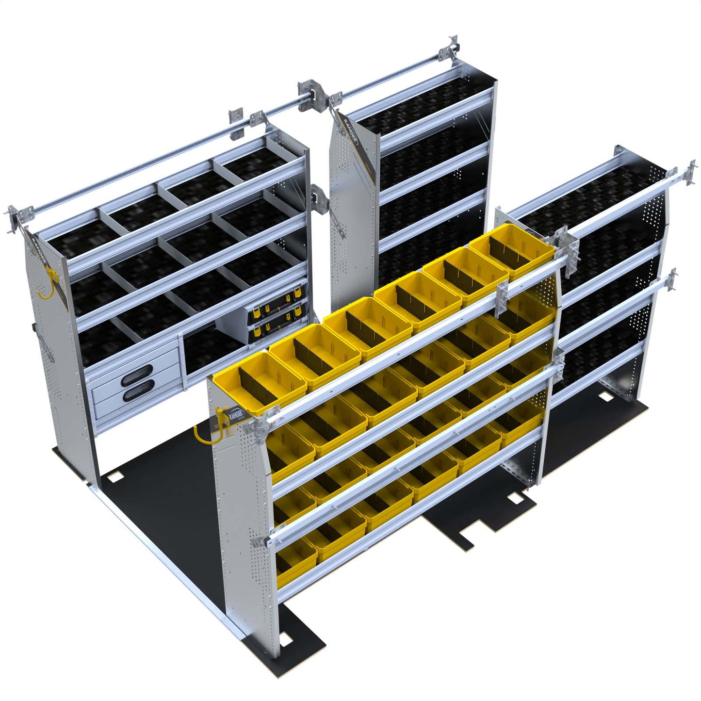Aluminum Package, Chevrolet BrightDrop 400, Includes E-Floor & Mounting Tracks