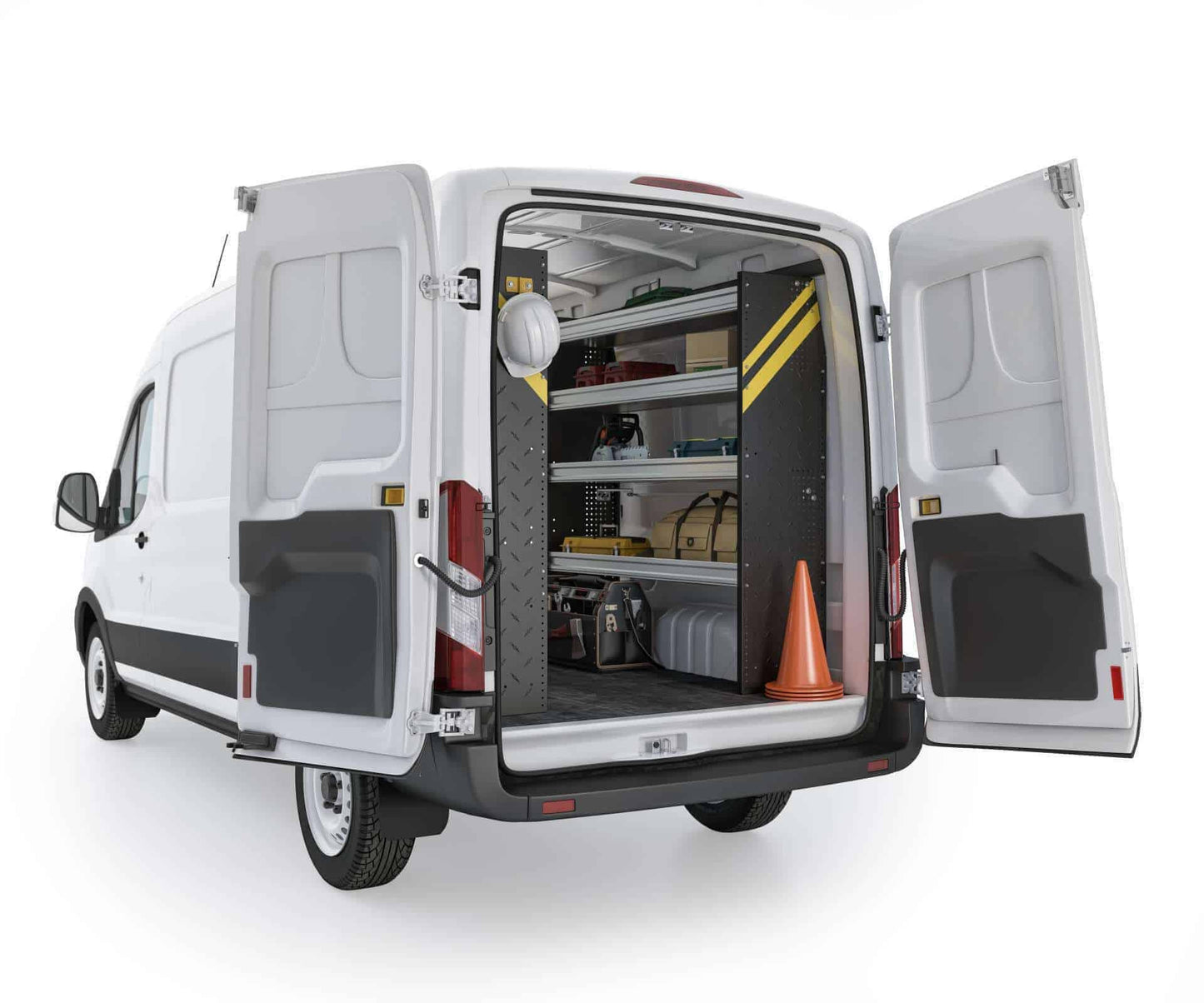 Contractor Van Shelving Package, Ford Transit Med Roof, 148” WB