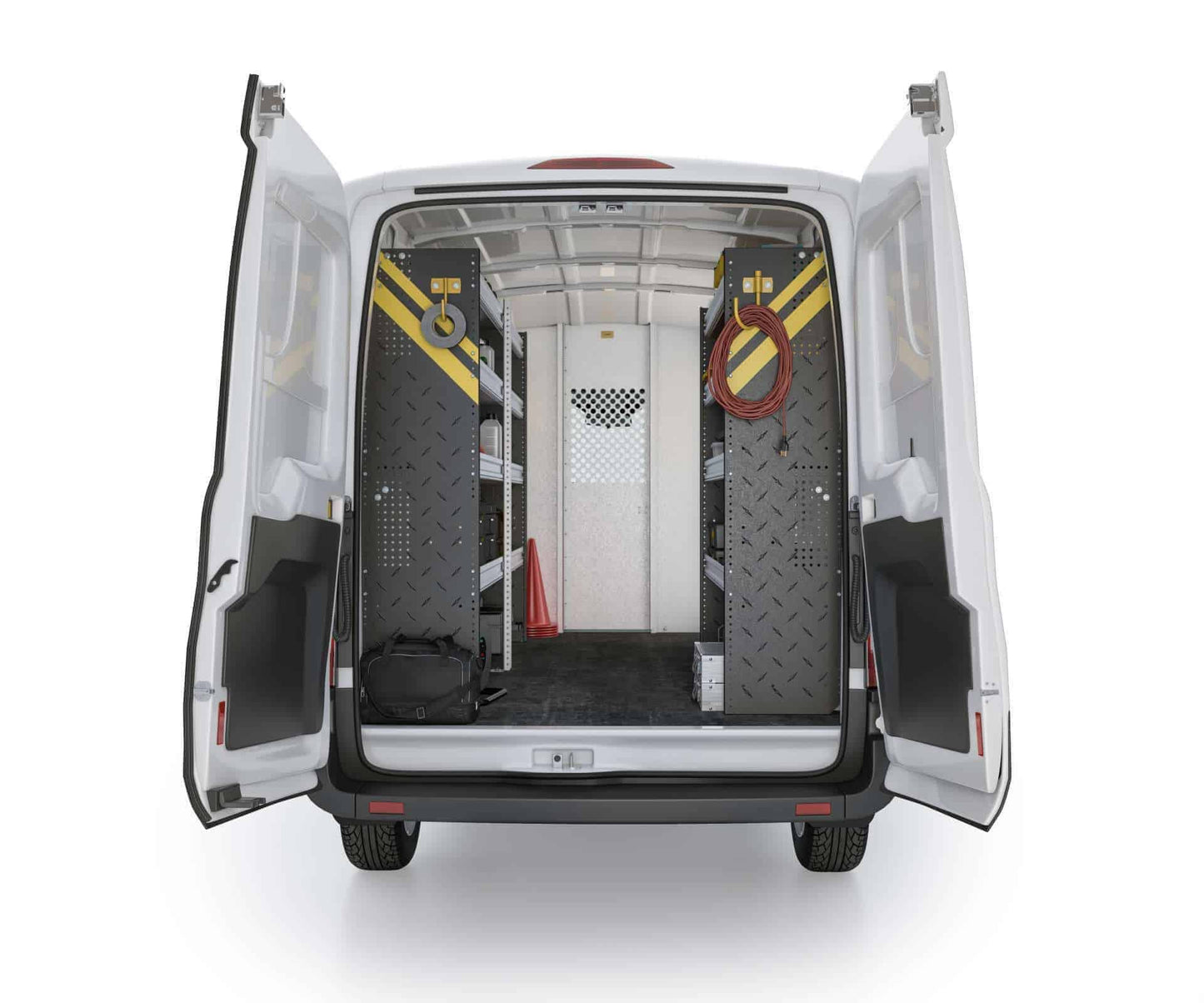 Mobile Service & Plumbing Van Shelving Package, Ford Transit Med Roof, 148” WB