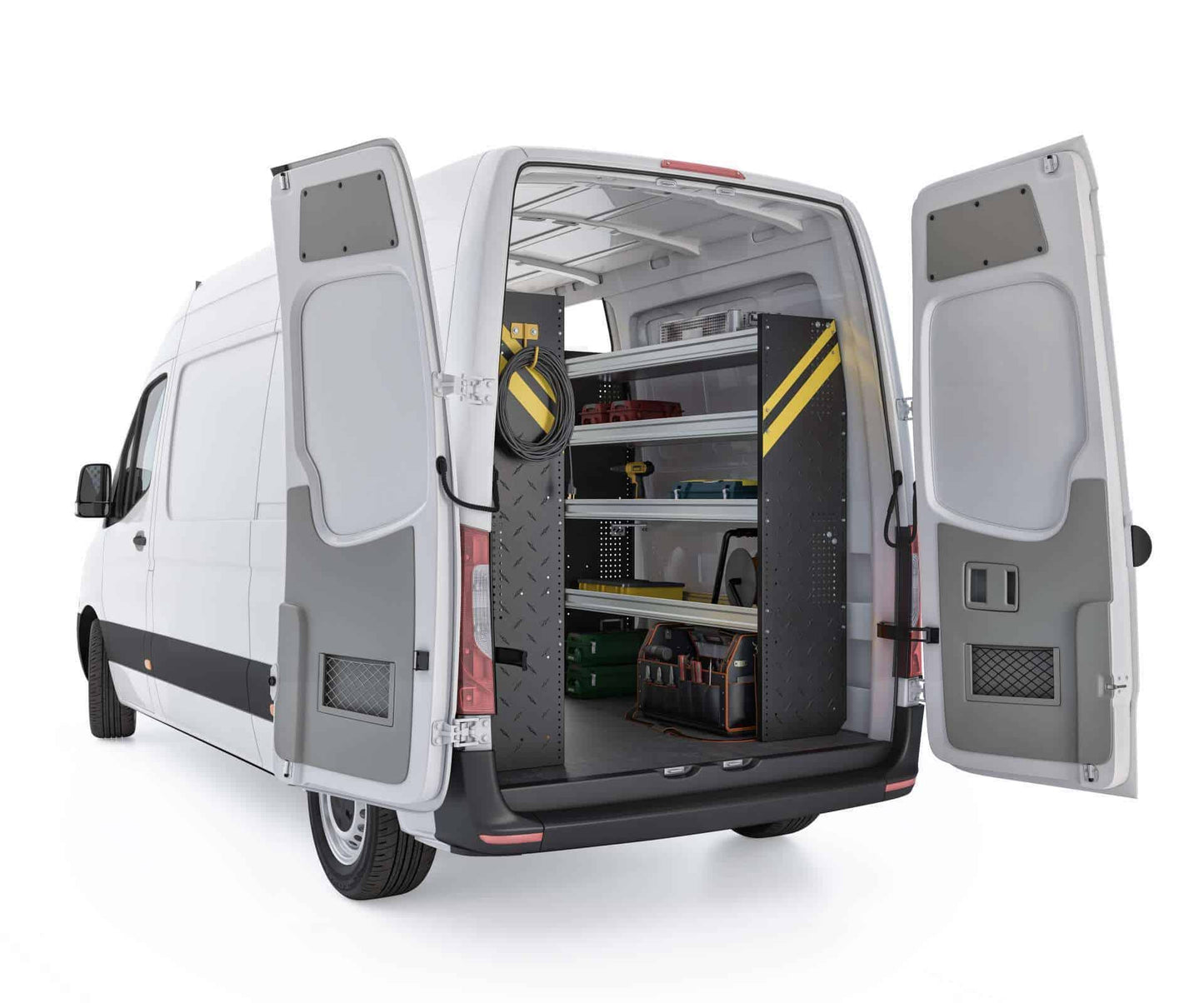 Contractor Van Shelving Package, Mercedes Sprinter, 144” WB