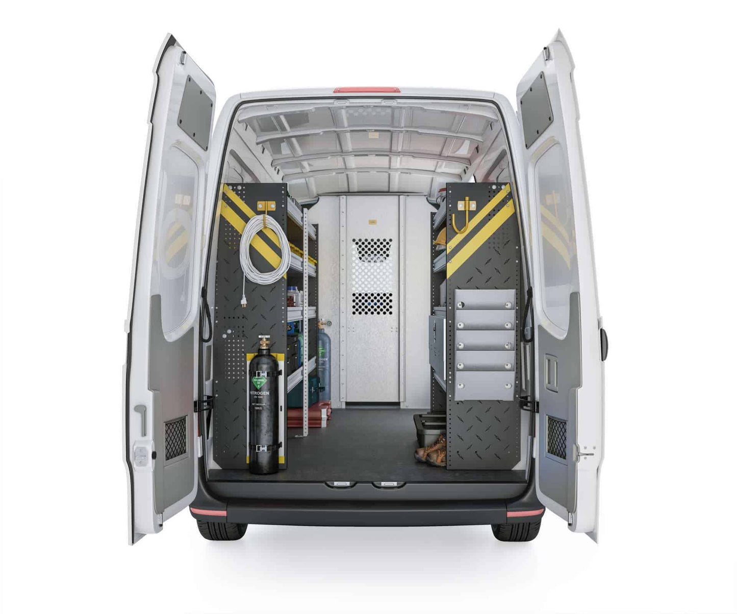 HVAC Van Shelving Package, Mercedes Sprinter, 144” WB