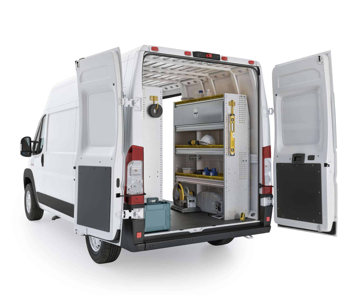 Aluminum Van Shelving Package, RAM ProMaster, 118” / 136” WB