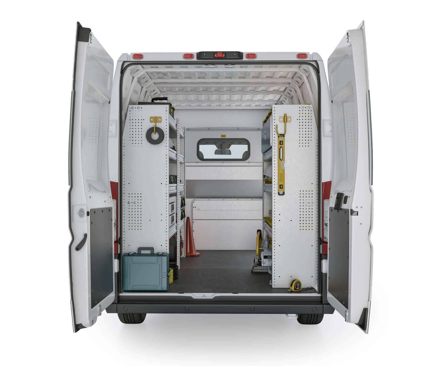 Aluminum Van Shelving Package, RAM ProMaster, 118” / 136” WB