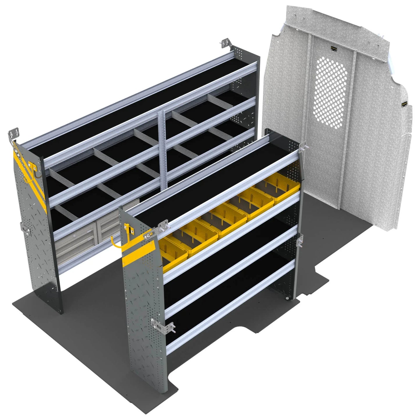 Mobile Service & Plumbing Van Shelving Package, Ford Transit High Roof
