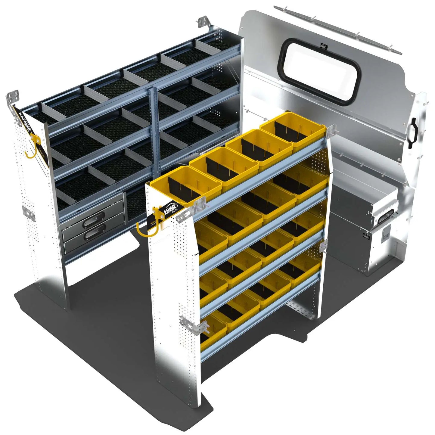 Aluminum Van Shelving Package, RAM ProMaster, 118” / 136” WB