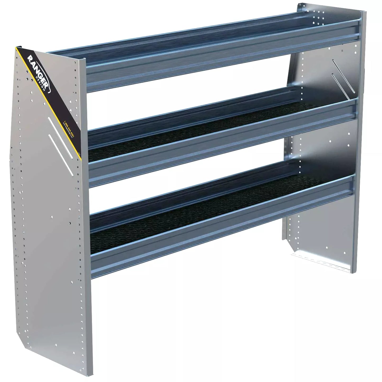 N4 Composite Aluminum Van Shelving, 60″ Wide, 3 Trays