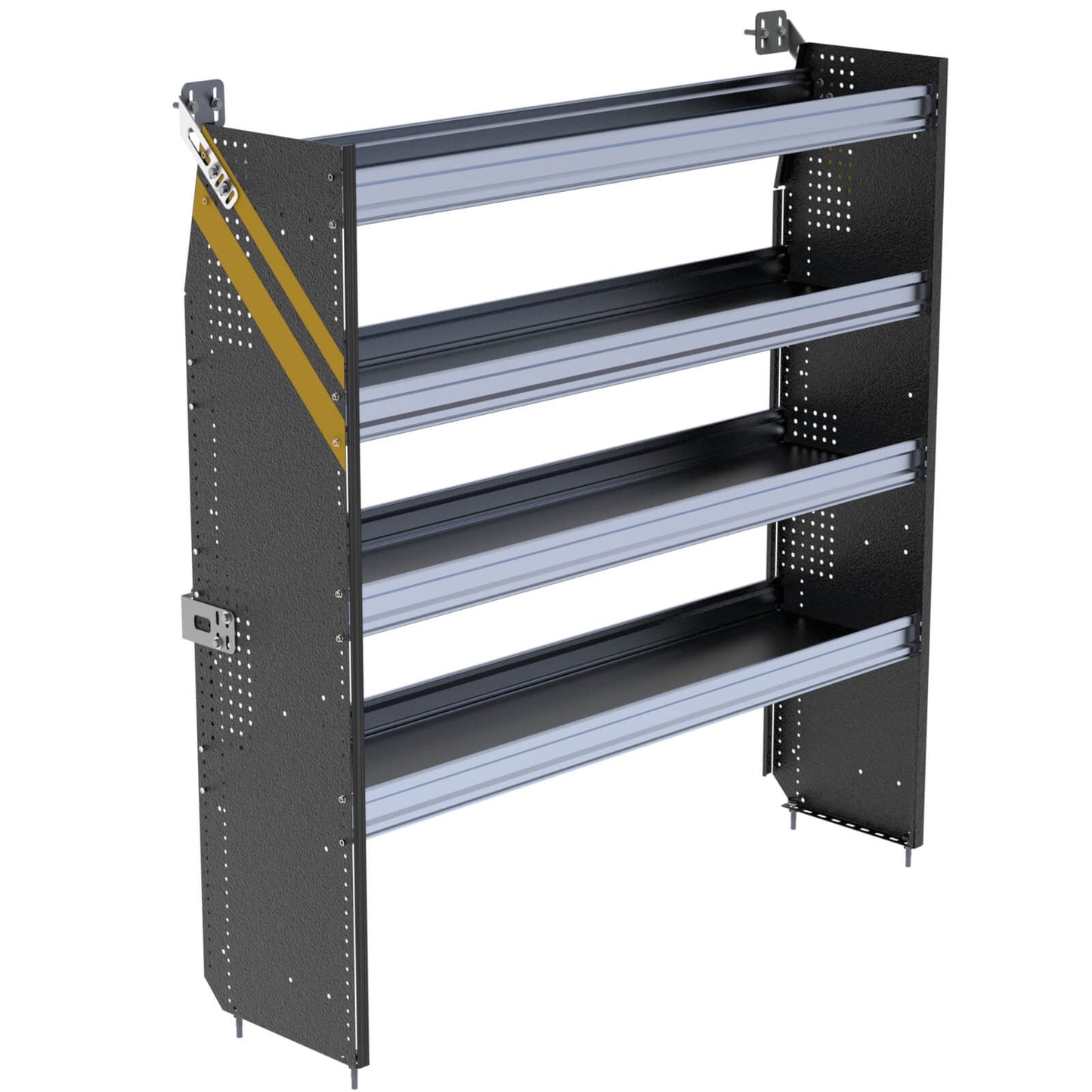 N5 Series Cargo Van Shelving, 60″ Wide, 4 Trays
