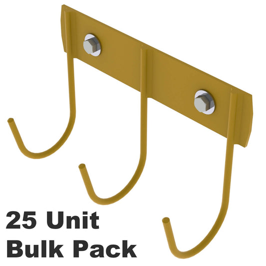 6 Inch Triple Hook, 25 Bulk Pack, Cargo Van Accessory