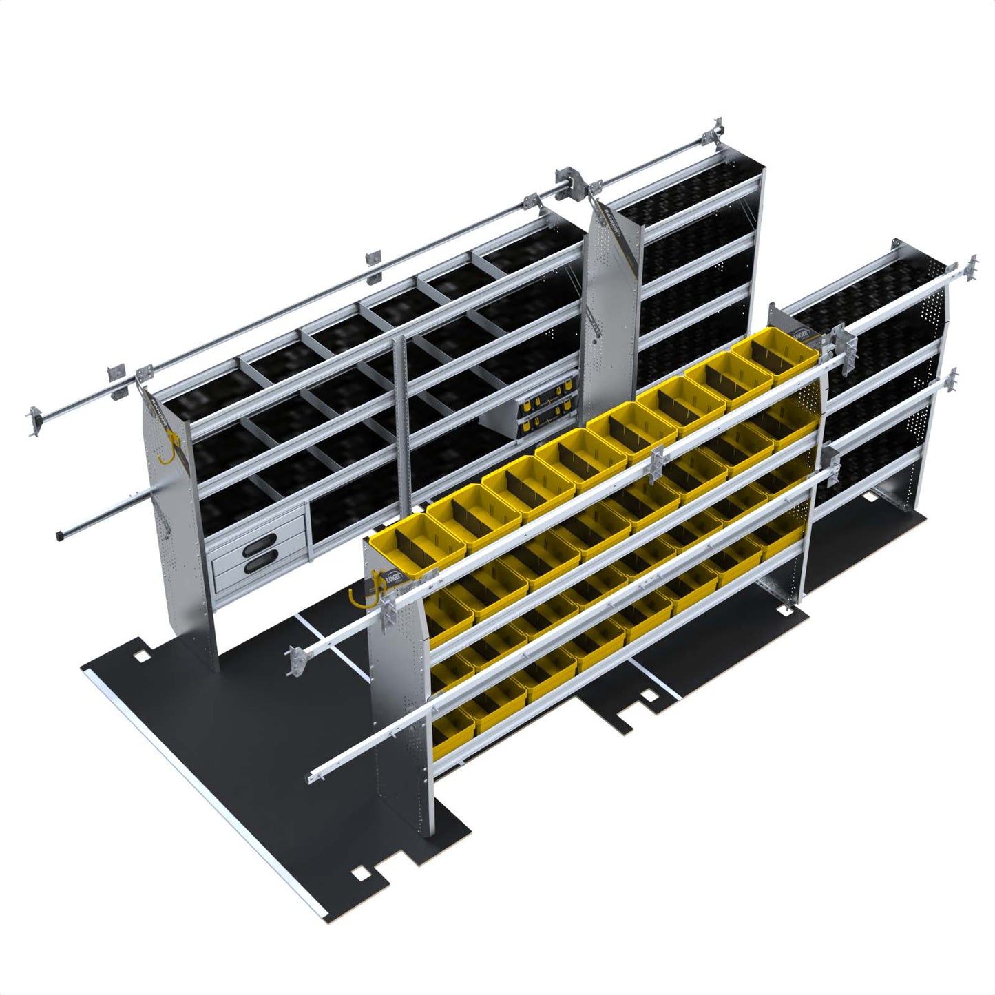 Aluminum Package, Chevrolet BrightDrop 600, Includes E-Floor & Mounting Tracks