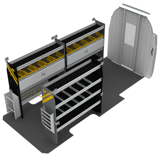 Electrician Van Shelving Package, Mercedes Sprinter, 170” WB