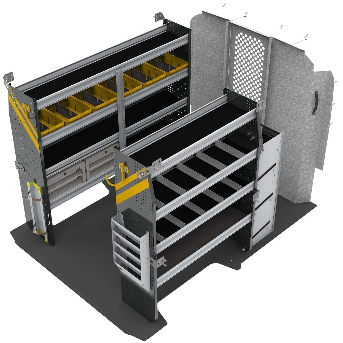 HVAC Van Shelving Package, RAM ProMaster, 118” / 136” WB