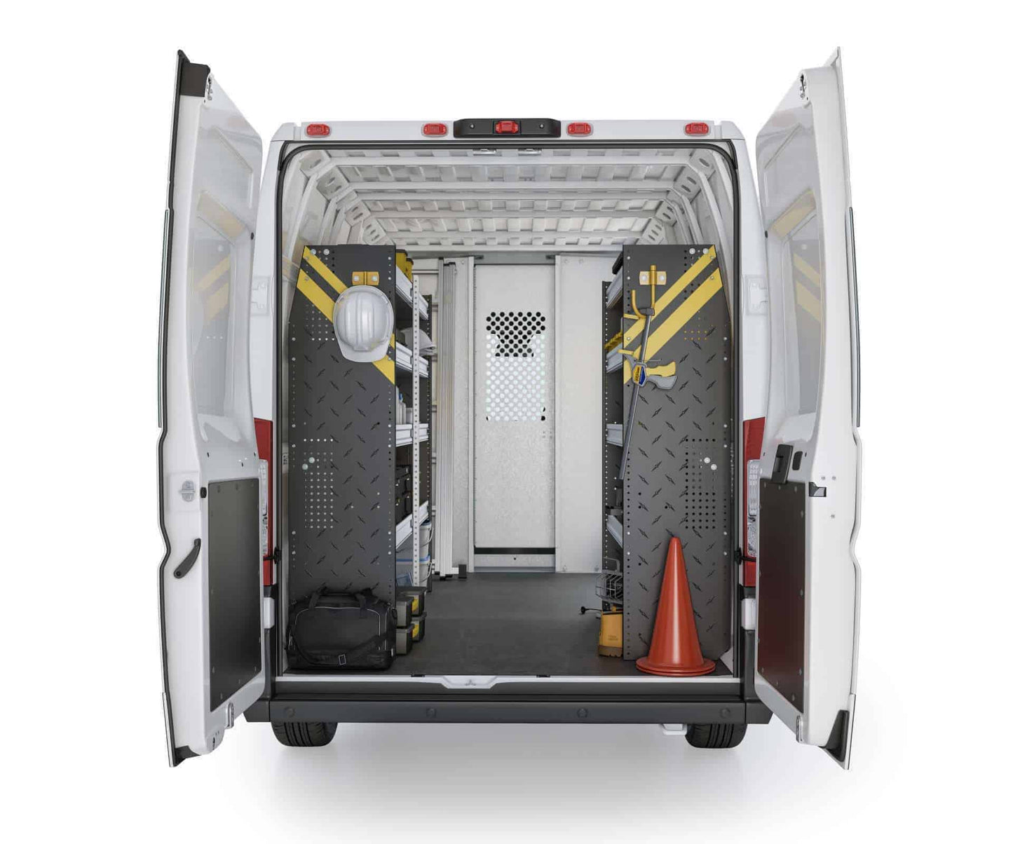 Mobile Service & Plumbing Van Shelving Package, RAM ProMaster, 118” / 136” WB