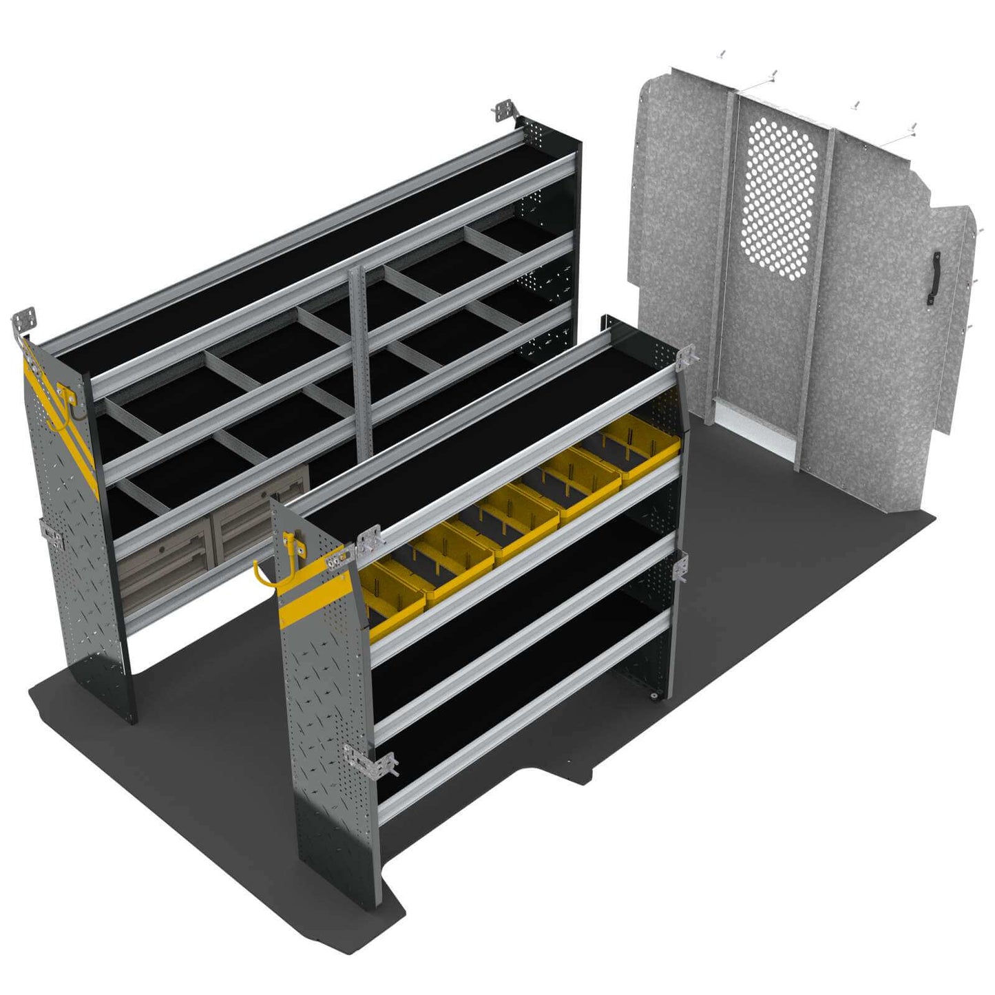 Mobile Service & Plumbing Van Shelving Package, RAM ProMaster, 159” WB