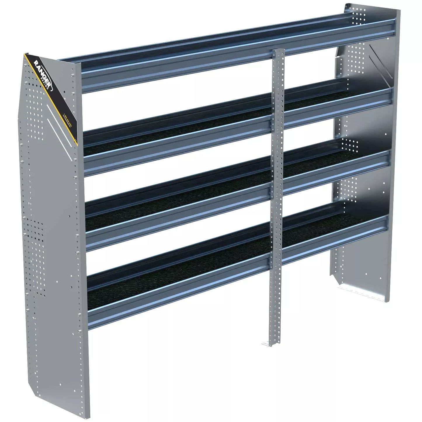 N5 Composite Aluminum Van Shelving, 84″ Wide, 4 Trays