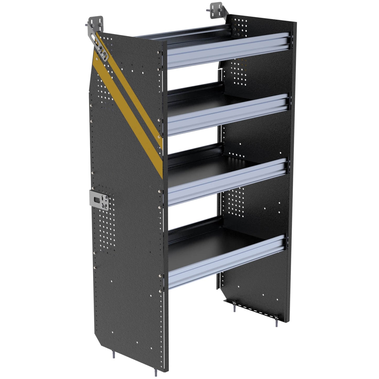 N5 Series Cargo Van Shelving, 36″ Wide, 4 Trays