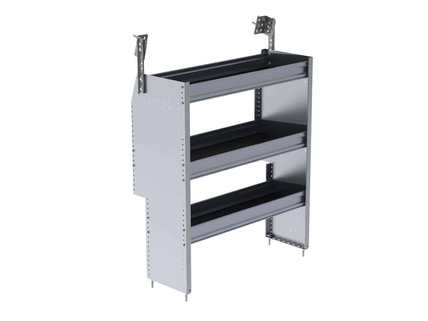 P4 Series Cargo Van Shelving, 36″ Wide, 3 Trays