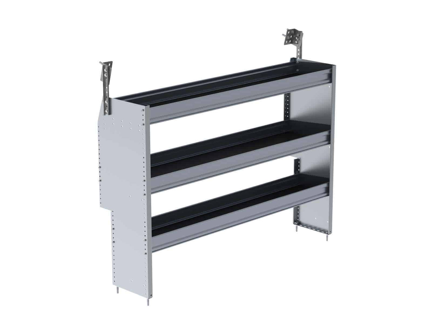 P4 Series Cargo Van Shelving, 60″ Wide, 3 Trays