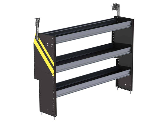 P4 Series Cargo Van Shelving, 60″ Wide, 3 Trays