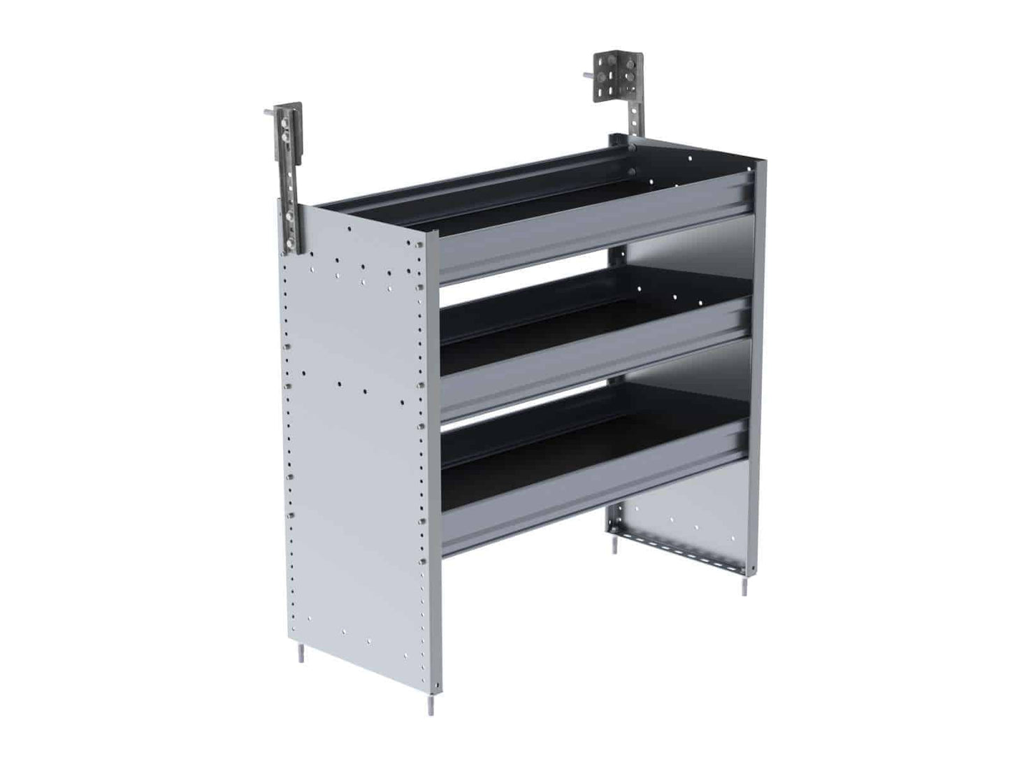 S3 Series Cargo Van Shelving, 36″ Wide, 3 Trays