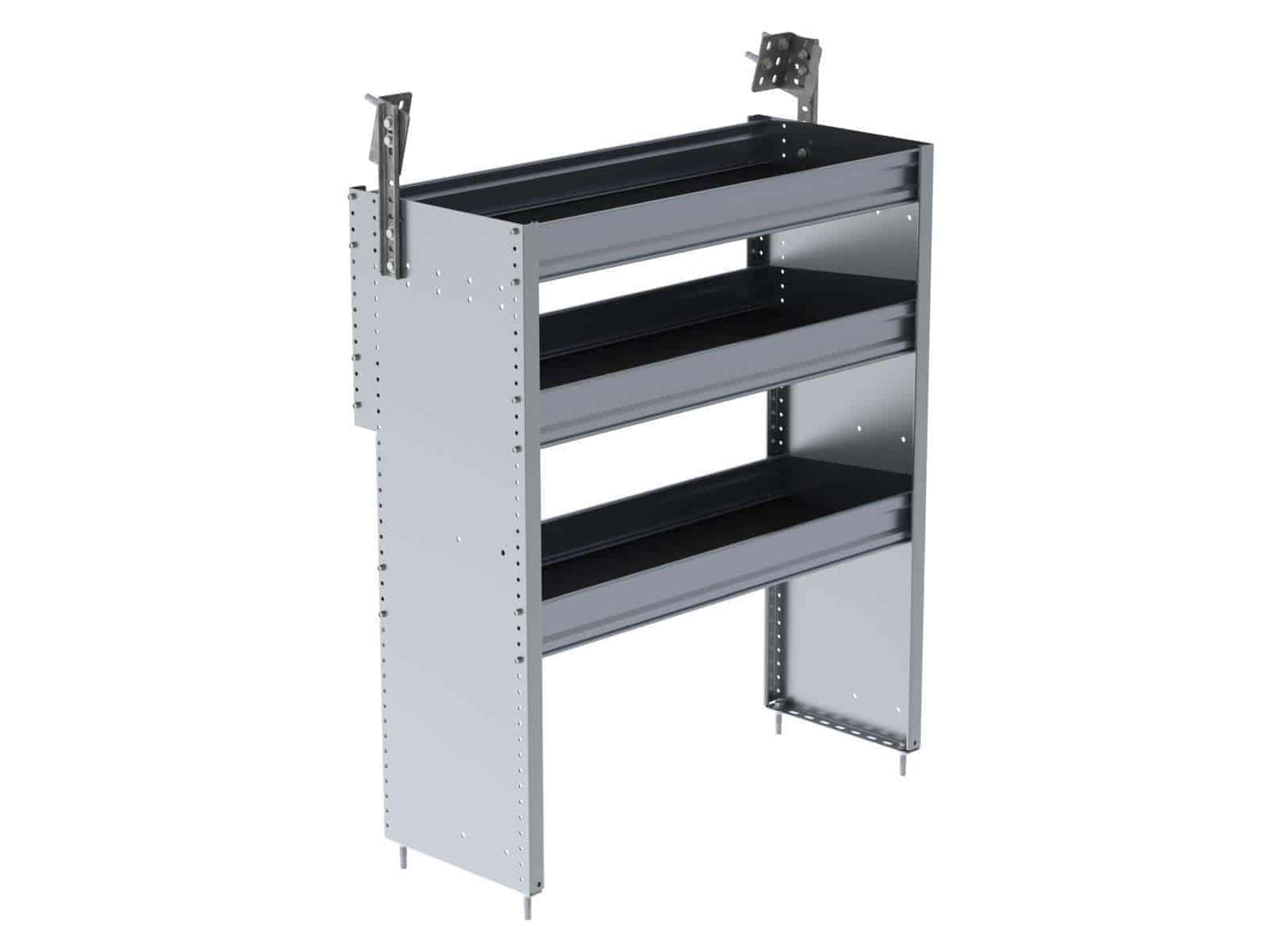 T4 Series Cargo Van Shelving, 36″ Wide, 3 Trays