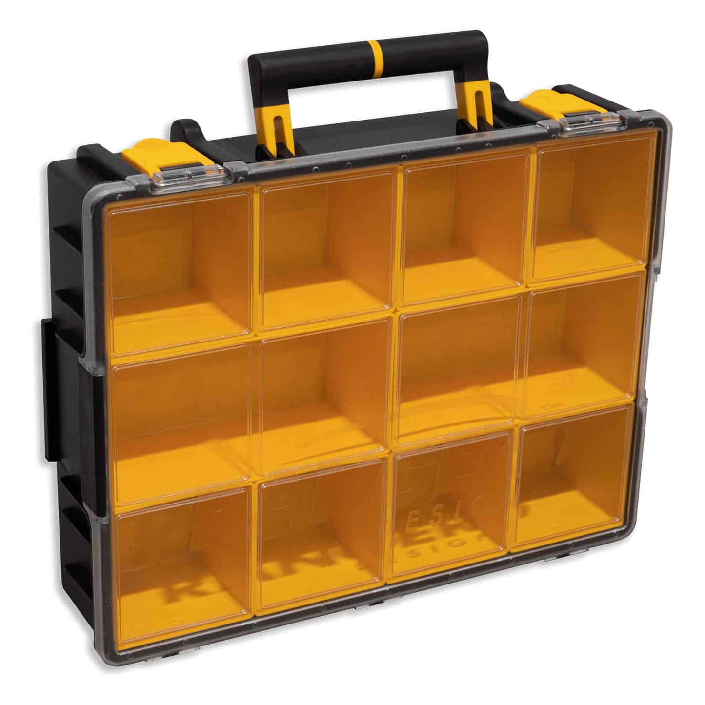Partskeeper Parts Organizer Aluminum Storage Cabinet w/ 8 Carry Cases