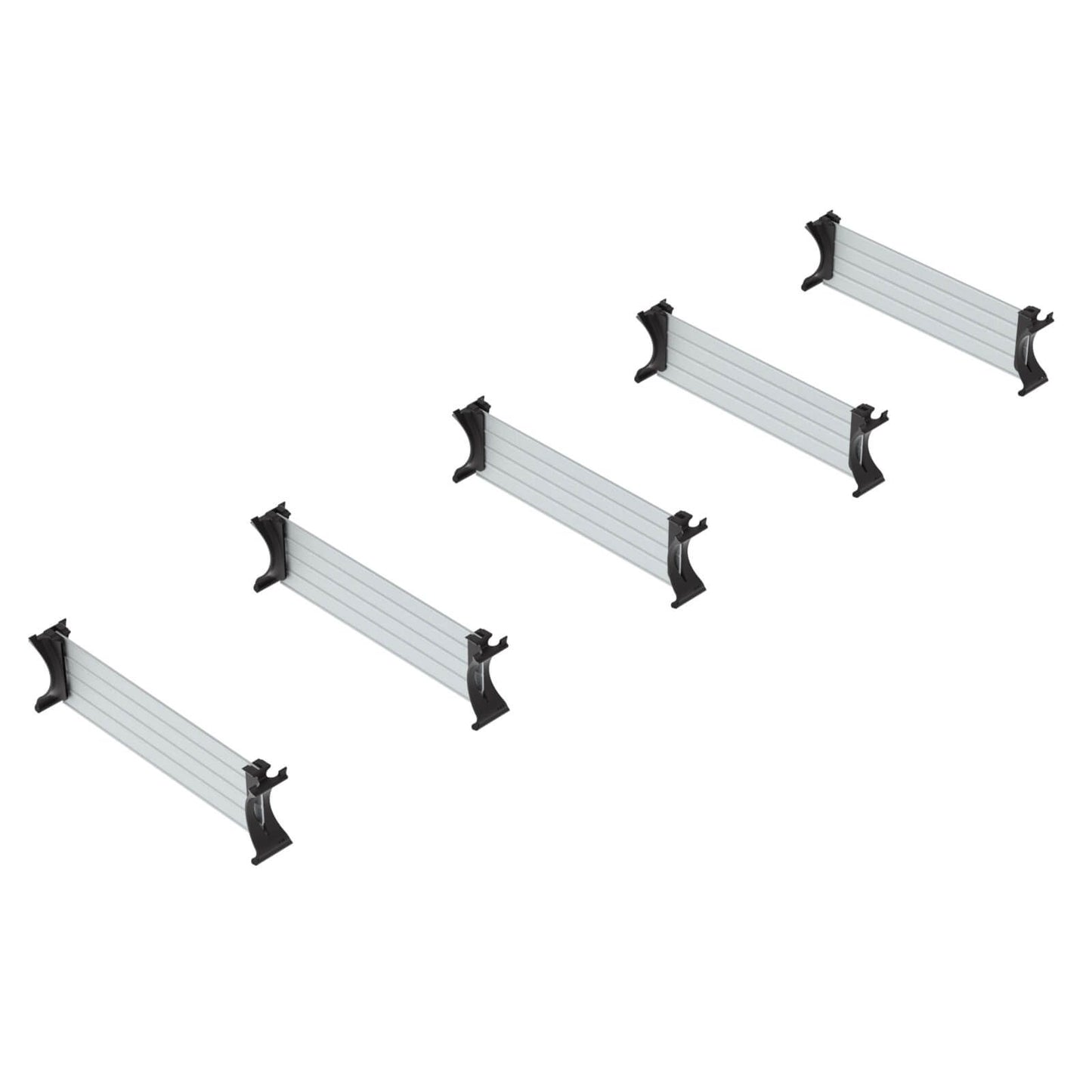 Van Shelving Set of 5 Dividers with Clips, 10″ depth