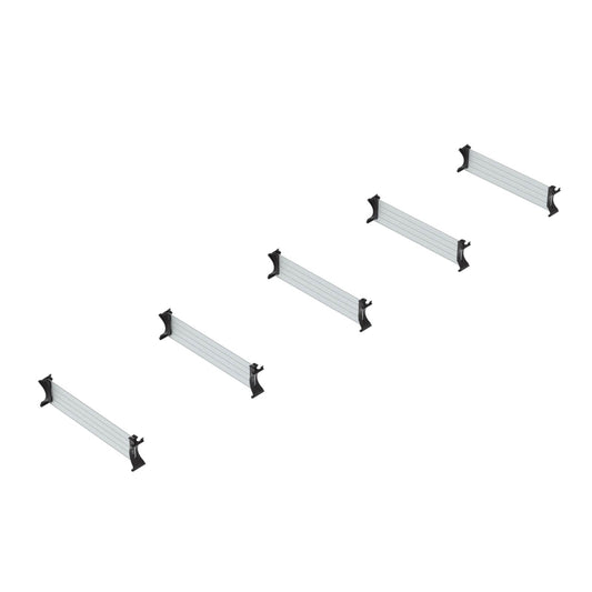 Van Shelving Set of 5 Dividers with Clips, 12″ depth